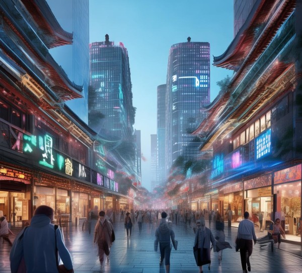 太原西南商贸城，数字时代的新天地