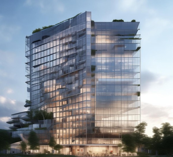 商贸大楼平面设计中的创新与效率