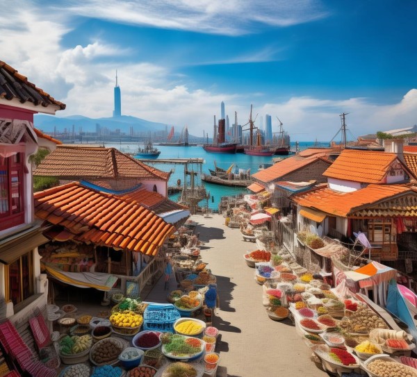 沿海商贸小镇，经济发展的新引擎